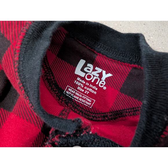 Toddler 2T Long Sleeve Christmas Pajamas-Bundle of 4 Lazy One Bear Cheeks Grinch - Picture 5 of 10